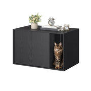 Kattenbak kast met push to open deuren en bijzettafel functie