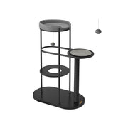 Krabpaal 111 cm hoog met klassieke zwarte sisalstam | Kymiko