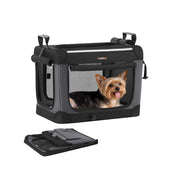 Opvouwbare hondenbench voor middelgrote honden met draagtas – variant blauw