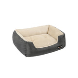Hondenmand 65 x 55 x 20 cm met omkeerbaar kussen | Kymiko