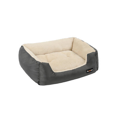 Hondenmand 65 x 55 x 20 cm met omkeerbaar kussen | Kymiko
