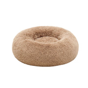Wasbaar donutvormig hondenbed met zacht pluche | Kymiko