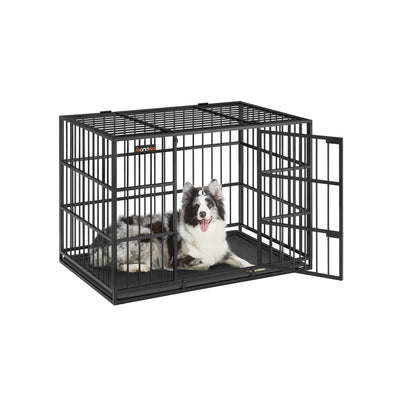 Sterke hondenbench met afneembare bovendeur en lade