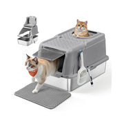 Kattenbak met draaideksel en lekvrije constructie