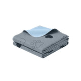 Wasbare puppypads 152 x 122 cm set van 2 XL – vooraanzicht – grijs groot