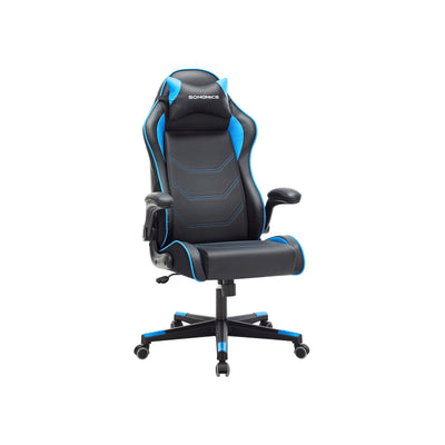 Gamestoel zwart en blauw | Kymiko