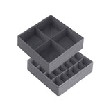 Set van 2 opvouwbare ondergoedorganizers | Kymiko