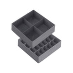 Set van 2 opvouwbare ondergoedorganizers