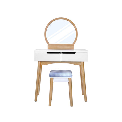 Kaptafel met spiegel en verlichting