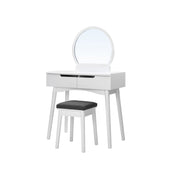 Kaptafel met spiegel en verlichting