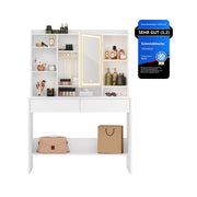 Kaptafel met LED-verlichting | Kymiko