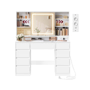 KAILYN Collectie - Kaptafel met spiegel en ledverlichting