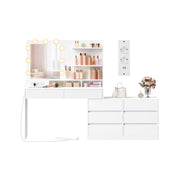 KAILYN Collectie - Kaptafel met spiegel en ledverlichting