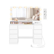 Moderne Kaptafel met Spiegel en Verstelbare Verlichting