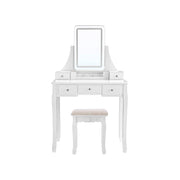 Kaptafel met grote spiegel