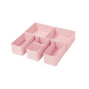 Set van 6 opbergdozen voor ondergoed