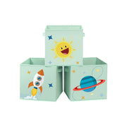 Set van 3 opvouwbare opbergdozen