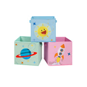 Set van 3 opvouwbare opbergdozen