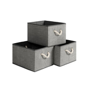 Stoffen dozen met deksel set van 3 | Kymiko