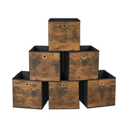 Opbergdozen set van 6 voor kubusplank | Kymiko