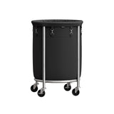 Wasmand met wielen en stalen frame | Kymiko
