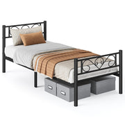 Metalen bedframe met opbergruimte onder het bed | Kymiko