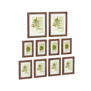 Fotolijstset met glaspaneel, set van 10