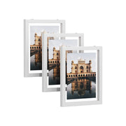 Set van 3 zwevende fotolijsten