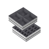 Set van 2 opvouwbare ondergoedorganizers | Kymiko