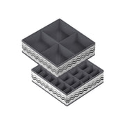 Set van 2 opvouwbare ondergoedorganizers