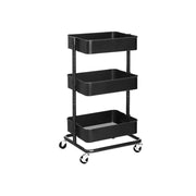 Trolley met 3 in hoogte verstelbare planken