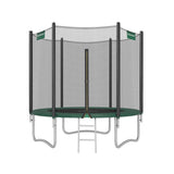 ronde tuintrampoline met veiligheidsafdekking | Kymiko