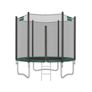 ronde tuintrampoline met veiligheidsafdekking | Kymiko