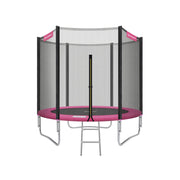 ronde tuintrampoline met veiligheidsafdekking | Kymiko