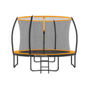 ronde tuintrampoline met veiligheidsnet