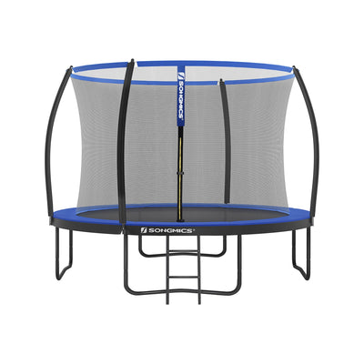 ronde tuintrampoline met veiligheidsnet
