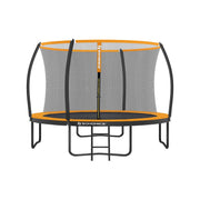 ronde tuintrampoline met veiligheidsnet