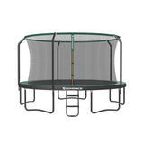 Trampoline rond met gevoerd frame – vooraanzicht