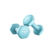 Hexagon dumbbells voor thuis met neopreen coating