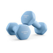 Hexagon dumbbells voor thuis met neopreen coating