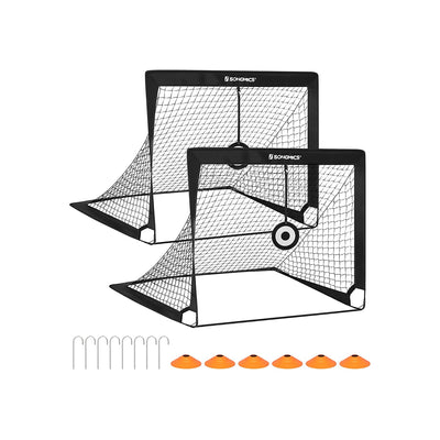 Set van 2 voetbaldoelen voor kinderen