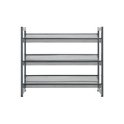Metalen schoenenrek met 3 niveaus