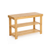 Bamboe ladebank met 3 planken