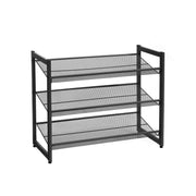 Metalen schoenenrek met 3 niveaus