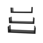 Set van 3 zwevende planken gemaakt van MDF