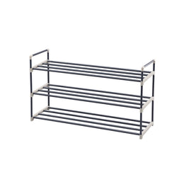 Metalen schoenenrek met 3 niveaus