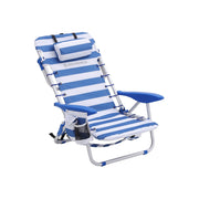 Opvouwbare strandstoel met kussen