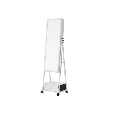 Oprolbare sieradenorganizer met passpiegel