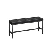Eetkamerbank met PU-bekleding en stalen frame