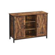 Dressoir vintage bruin-zwart | Kymiko